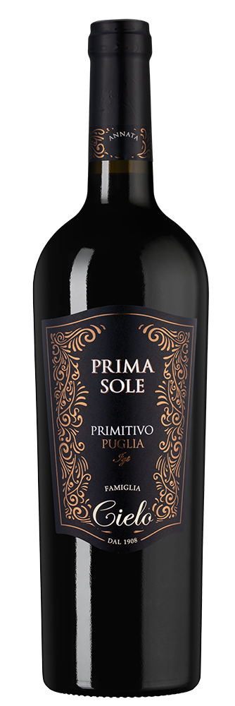 Вино Primasole Primitivo, Cielo, 2024, (158239), Италия, Апулия, красное, полусухое, 0.75 л, Примасоле Примитиво, цена 1790 рублей