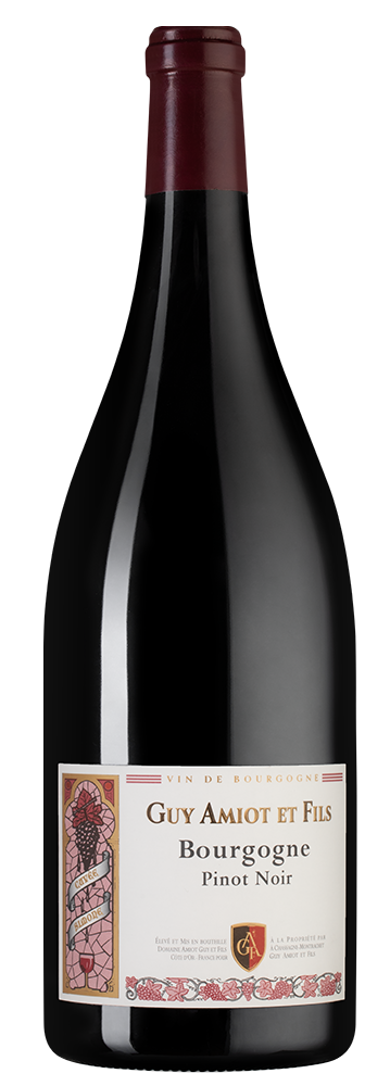 Вино Bourgogne Pinot Noir, Domaine Amiot Guy et Fils, 2022, 1.5л, (158479), Франция, Бургундия, красное, сухое, 1.5 л, Бургонь Пино Нуар, цена 21490 рублей