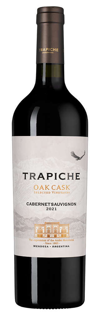 Вино Cabernet Sauvignon Oak Cask, Trapiche, 2021, (136624), Аргентина, Мендоса, красное, сухое, 0.75 л, Каберне Совиньон Оук Каск, цена 1890 рублей