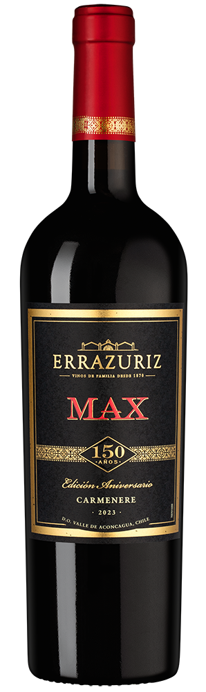 Вино Max Reserva Carmenere, Errazuriz, 2023, (153360), Чили, Аконкагуа, красное, сухое, 0.75 л, Макс Ресерва Карменер, цена 2653 рублей