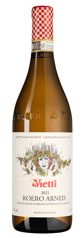 Вино Roero Arneis, Vietti, 2021, (137175), Италия, Пьемонт, белое, сухое, 0.75 л, Роэро Арнеис, цена 6490 рублей