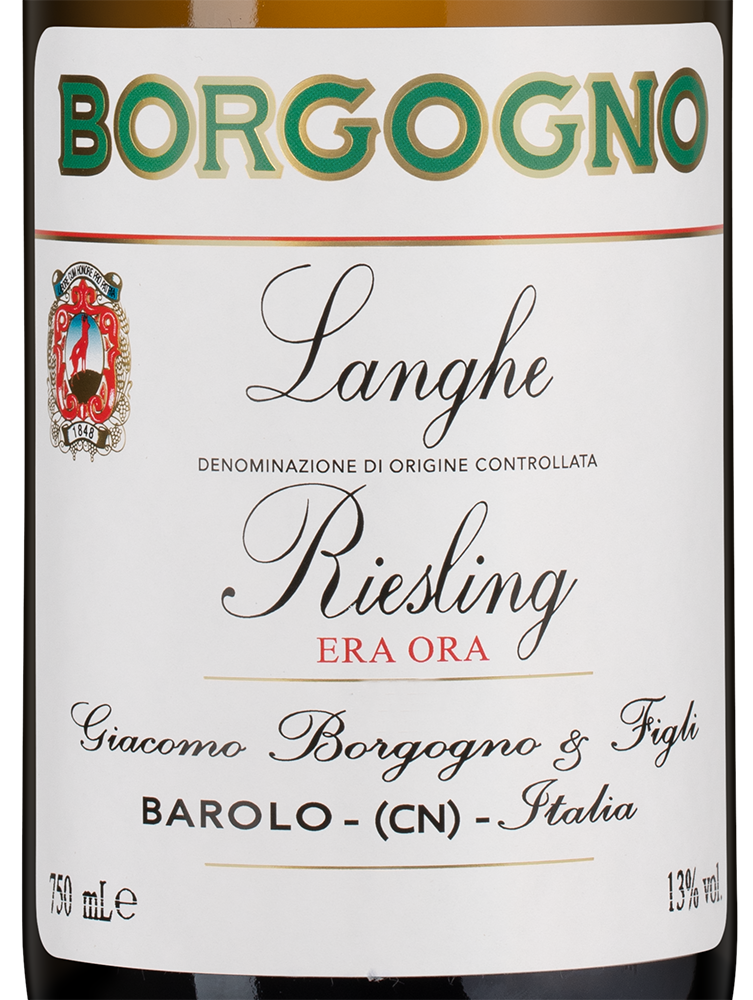 Вино Langhe Riesling Era Ora, Borgogno, 2022, (151389), Италия, Пьемонт, белое, сухое, 0.75 л, Ланге Рислинг Эра Ора, цена 9490 рублей
