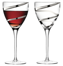 для красного вина Набор из 2-х бокалов LSA International Malika Grand для красного вина, (93881), Соединенное Королевство, 0.4 л, Набор из 2 бокалов для вина Малика Гранд цена 7180 рублей