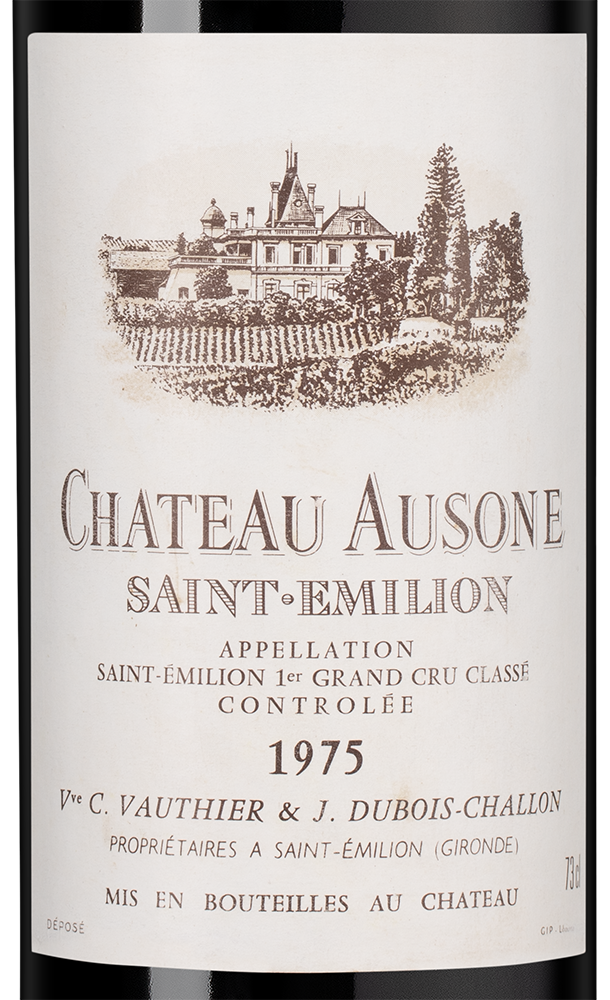 Вино Chateau Ausone, 1975, 0.73л, (155841), Франция, Бордо, красное, сухое, 0.73 л, Шато Озон, цена 219990 рублей
