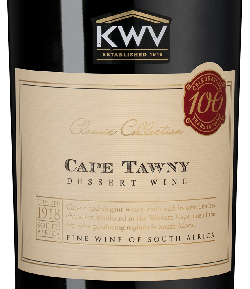 Вино креплёное KWV Classic Cape Tawny, (142361), Южная Африка, Вестерн Кейп, сладкое, 0.75 л, КВВ Кейп Тони, цена 2290 рублей