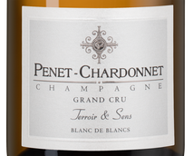 Белое шампанское Terroir & Sens Blanc de Blancs Grand Cru в подарочной упаковке