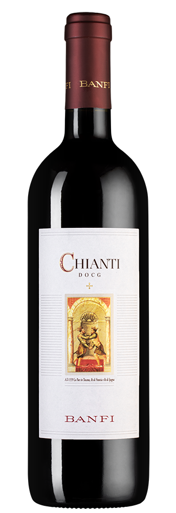 Вино Chianti, Banfi, 2022, (145111), Италия, Тоскана, красное, сухое, 0.75 л, Кьянти, цена 2890 рублей