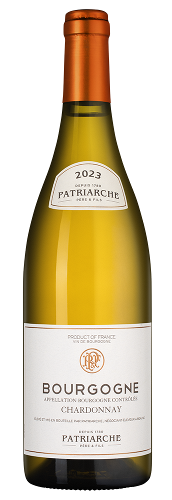 Вино Bourgogne Chardonnay, Patriarche, 2023, (152958), Франция, Бургундия, белое, сухое, 0.75 л, Бургонь Шардоне, цена 4990 рублей