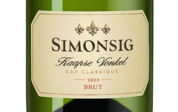 Игристое вино Kaapse Vonkel Brut, (150415), белое брют, 2023, 0.75 л, Каапс Вонкель Брют цена 3490 рублей