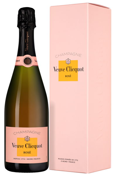 Шампанское Veuve Clicquot Brut Rose в подарочной упаковке, 2020
