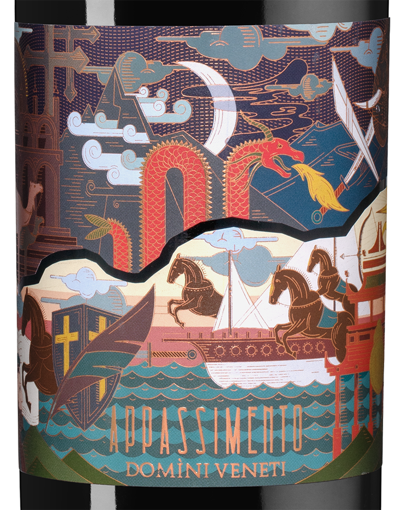 Вино Appassimento Rosso, Domini Veneti, 2024, (156696), Италия, Венето, красное, полусухое, 0.75 л, Аппассименто Россо, цена 3290 рублей
