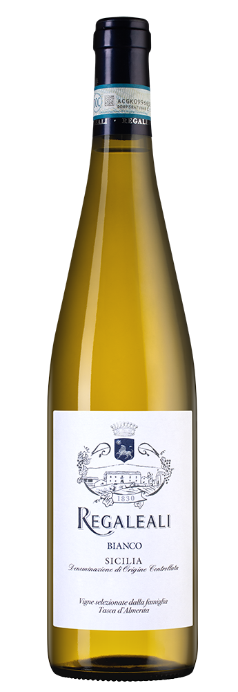 Вино Tenuta Regaleali Bianco, Tasca d'Almerita, 2023, (151364), Италия, Сицилия, белое, сухое, 0.75 л, Тенута Регалеали Бьянко, цена 2890 рублей