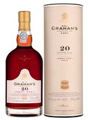 Портвейн Graham`s 20 Year Old Tawny Port в подарочной упаковке