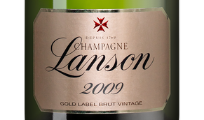 Шипучее и игристое вино Lanson Gold Label Brut Vintage в подарочной упаковке