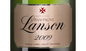 Белое французское шампанское и игристое вино Lanson Gold Label Brut Vintage в подарочной упаковке