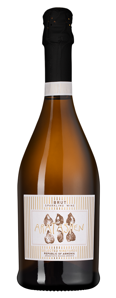 Игристое вино Aratashen Brut, Armenia Wine, 2022, (137419), Армения, Арагацотн, белое, брют, 0.75 л, Араташен Брют, цена 1490 рублей