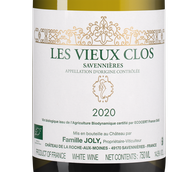 Вино Savennieres AOC Les Vieux Clos