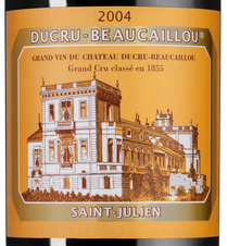 Вино Chateau Ducru-Beaucaillou, (106203), красное сухое, 2004 г., 0.75 л, Шато Дюкрю-Бокайю цена 48290 рублей