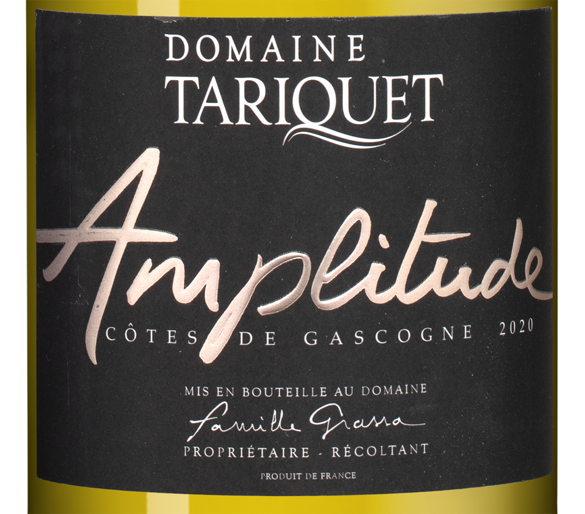 Вино Amplitude, Domaine Tariquet, 2020, (133611), Франция, Юго-Запад, белое, сухое, 0.75 л, Амплитюд, цена 4490 рублей
