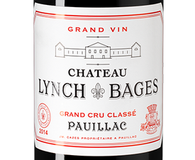 Вино Chateau Lynch-Bages, (98614), красное сухое, 2014 г., 0.75 л, Шато Линч-Баж цена 29990 рублей