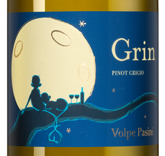 Вино Grin Pinot Grigio, (138283), белое сухое, 2021 г., 0.75 л, Грин Пино Гриджо цена 2490 рублей