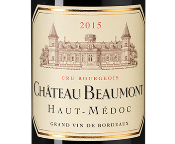 Вино Chateau Beaumont (Haut-Medoc), 2015, (135730), Франция, Бордо, красное, сухое, 0.75 л, Шато Бомон, цена 6190 рублей