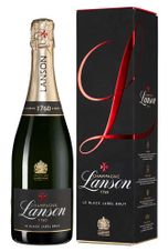Шампанское Le Black Label Brut в подарочной упаковке, (140878), gift box в подарочной упаковке, белое брют, 0.75 л, Ле Блэк Лейбл Брют цена 10990 рублей