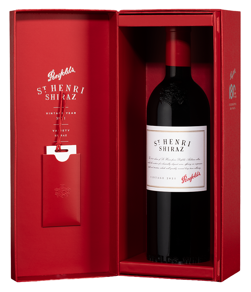 Вино Penfolds St Henri Shiraz в подарочной упаковке, 2021, (159982), Австралия, Южная Австралия, красное, сухое, 0.75 л, Пенфолдс Сэнт Генри Шираз, цена 37490 рублей