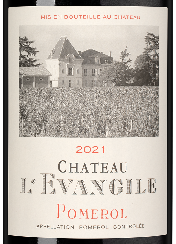 Вино Chateau L'Evangile (Pomerol), Chateau l'Evangile, 2021, (141473), Франция, Бордо, красное, сухое, 0.75 л, Шато л'Еванжиль, цена 82490 рублей