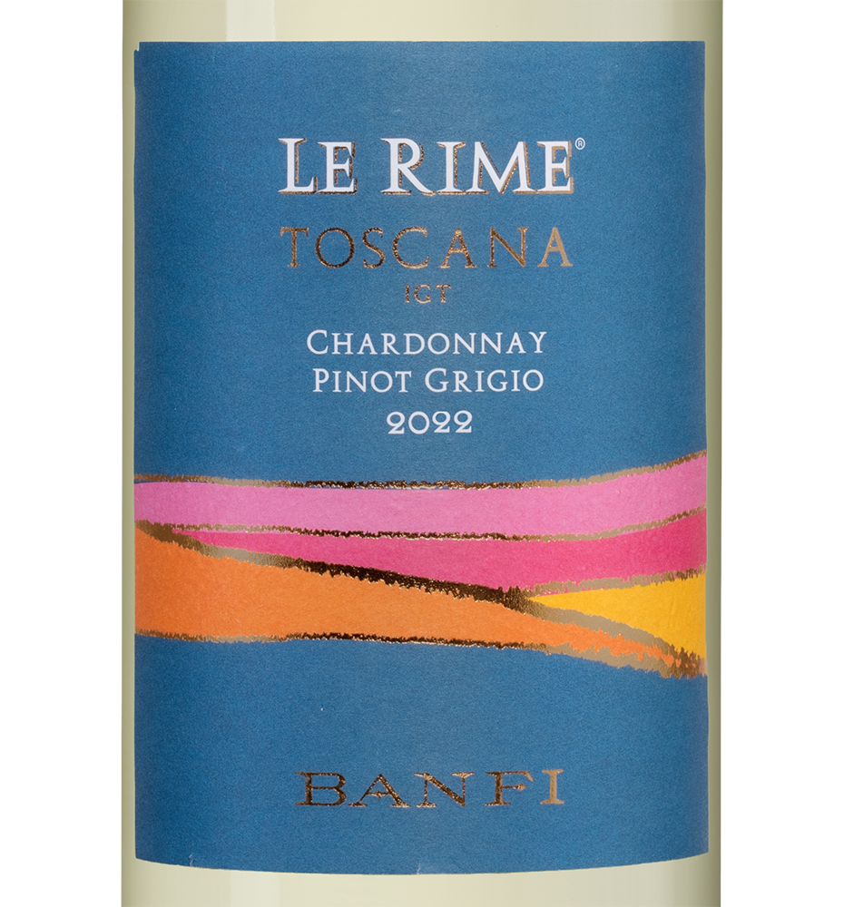 Вино Le Rime, Banfi, 2022, (143640), Италия, Тоскана, белое, сухое, 0.75 л, Ле Риме, цена 1790 рублей