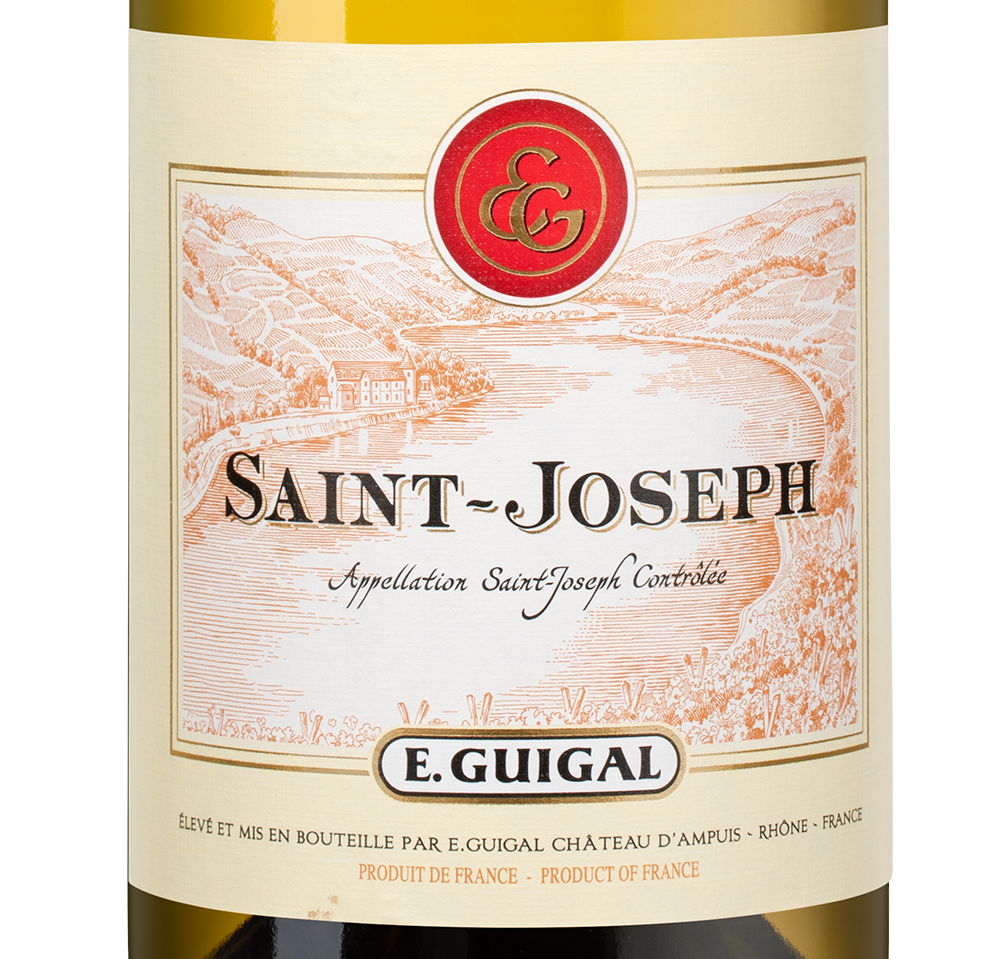 Вино Saint-Joseph Blanc, Guigal, 2021, (145843), Франция, Долина Роны, белое, сухое, 0.75 л, Сен-Жозеф Блан, цена 8990 рублей