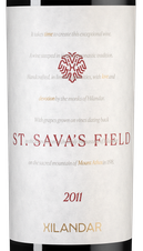 Вино Hilandar St. Sava`s Field , (129256), красное полусухое, 2011 г., 0.75 л, Хиландар Сент Сава’с Филд цена 6290 рублей