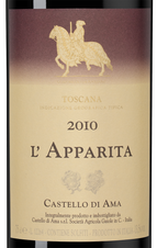 Вино L`Apparita, (139182), красное сухое, 2010 г., 0.75 л, Л`Аппарита цена 79990 рублей