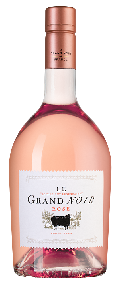 Вино Le Grand Noir Rose, 2023, (147542), Франция, Лангедок-Руссильон, розовое, сухое, 0.75 л, Ле Гран Нуар Розе, цена 2140 рублей