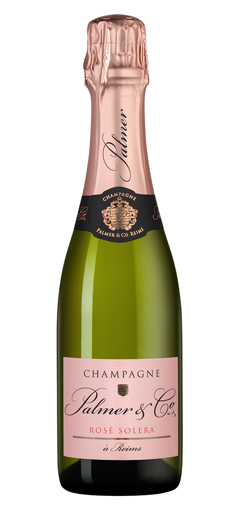 Шампанское Rose Solera, Palmer & Co, 0.375л, (148742), Франция, Шампань, розовое, брют, 0.375 л, Розе Солера, цена 9990 рублей