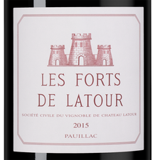Вино Les Forts de Latour, (136036), красное сухое, 2015 г., 1.5 л, Ле Фор де Латур цена 139990 рублей