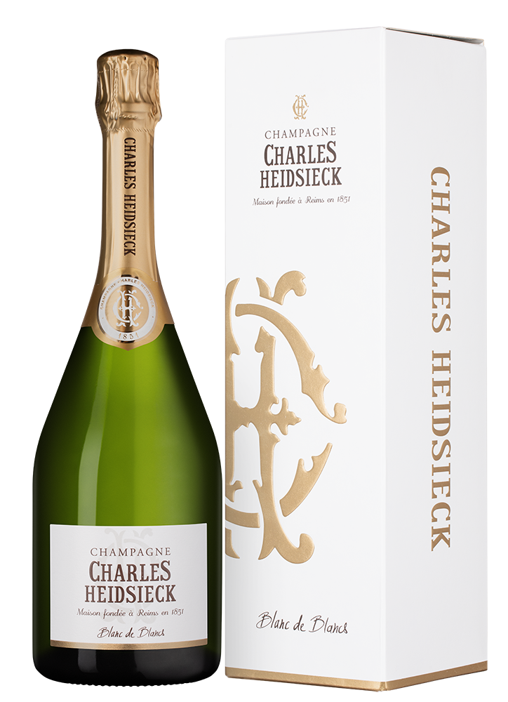 Шампанское Blanc de Blancs Brut в подарочной упаковке, Charles Heidsieck, (148580), Франция, Шампань, белое, брют, 0.75 л, Блан де Блан Брют, цена 23490 рублей