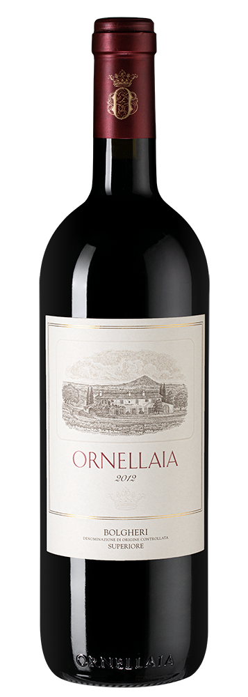 Вино Ornellaia, 2012, (127731), Италия, Тоскана, красное, сухое, 0.75 л, Орнеллайя, цена 132490 рублей