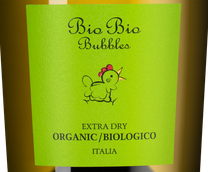 Итальянское белое игристое вино Bio Bio Bubbles Extra Dry