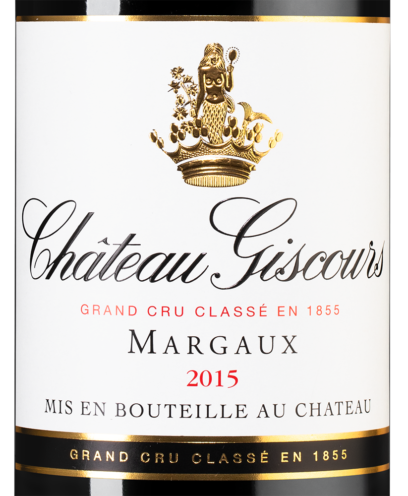 Вино Chateau Giscours (Margaux), 2015, (147512), Франция, Бордо, красное, сухое, 0.75 л, Шато Жискур, цена 27490 рублей