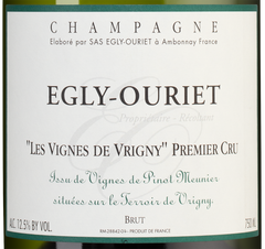 Шампанское Les Vignes de Vrigny Premier Cru Brut, (134547), белое экстра брют, 0.75 л, Ле Винь де Вриньи Премье Крю Брют цена 16990 рублей