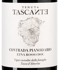 Вино Tenuta Tascante Contrada Pianodario, (140005), красное сухое, 2019 г., 0.75 л, Тенута Тасканте Контрада Пьянодарио цена 11490 рублей