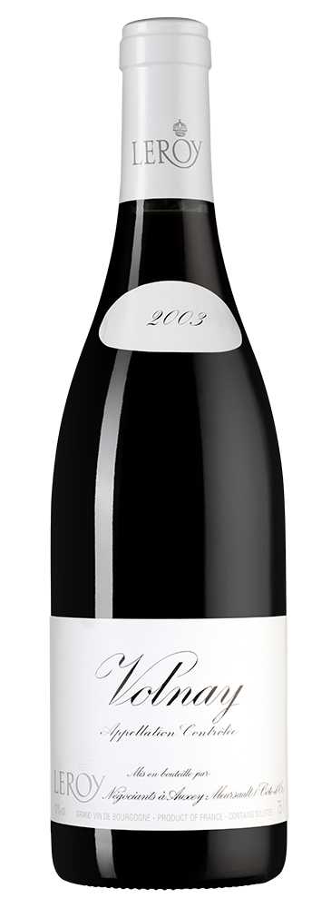 Вино Volnay, Maison Leroy, 2003, (126994), Франция, Бургундия, красное, сухое, 0.75 л, Вольне, цена 399990 рублей