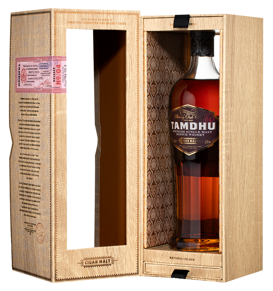 Виски Tamdhu Cigar Malt Release №4 в подарочной упаковке, (156304), Шотландия, Хайленд, 0.7 л, Тамду Сигар Молт Релиз №4, цена 67490 рублей
