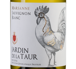 Вино Jardin de la Taur Marsanne Sauvignon blanc, (147438), белое сухое, 2023 г., 0.75 л, Жарден де ля Тор Марсан Совиньон блан цена 1190 рублей