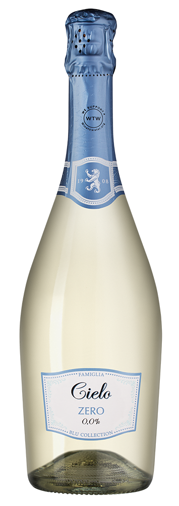 Игристое вино безалкогольное, 0,0%, Cielo Zero, (149900), Италия, 0.75 л, Чело Зеро, цена 1148 рублей