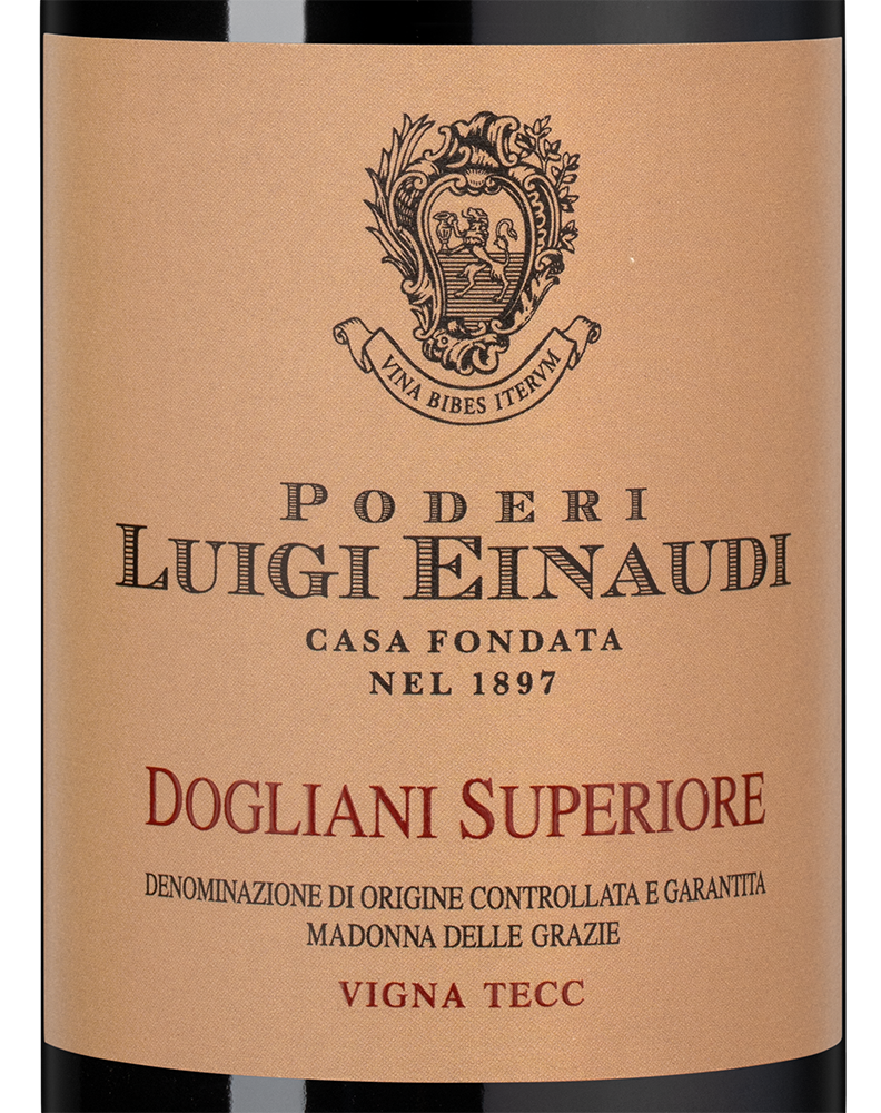 Вино Dogliani Superiore Vigna Tecc, Poderi Luigi Einaudi, 2021, (144172), Италия, Пьемонт, красное, сухое, 0.75 л, Дольяни Супериоре Мадонна Делле Винья Текк, цена 7990 рублей