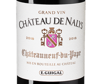 Вино Мурведр Chateauneuf-du-Pape Chateau de Nalys Rouge