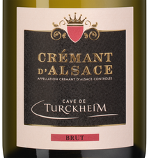 Игристое вино Turckheim Cremant d'Alsace, (148899), белое брют, 0.75 л, Креман д`Эльзас Брют цена 2690 рублей