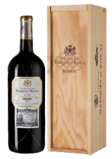 Вино Marques de Riscal Reserva, (116540), gift box в подарочной упаковке, красное сухое, 2015 г., 1.5 л, Маркес де Рискаль Ресерва цена 8990 рублей